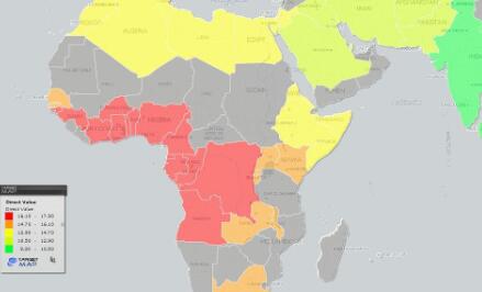 全球阴茎尺寸数据分布图2