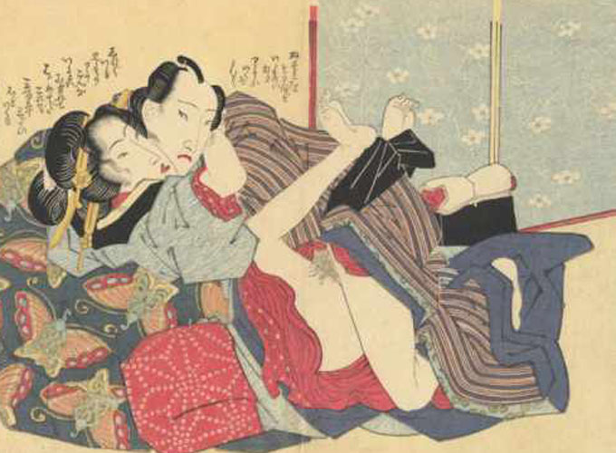  伊悦两性健康网 日本浮世绘大师英泉绝版的春宫画（一）