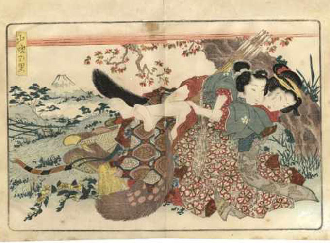  伊悦两性健康网 日本浮世绘大师英泉绝版的春宫画（五）