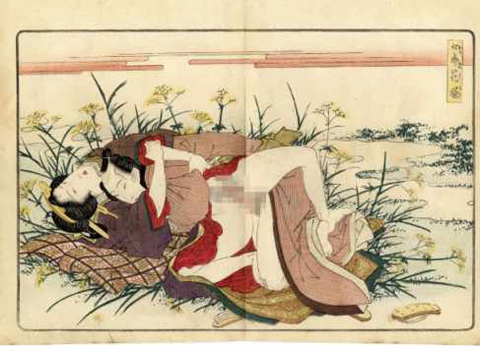  伊悦两性健康网 日本浮世绘大师英泉绝版的春宫画（六）