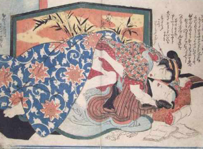  伊悦两性健康网 日本浮世绘大师英泉绝版的春宫画（七）