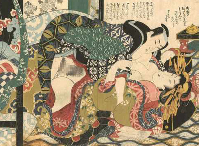  伊悦两性健康网 日本浮世绘大师英泉绝版的春宫画（二）