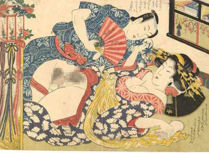  伊悦两性健康网 日本浮世绘大师英泉绝版的春宫画（四）