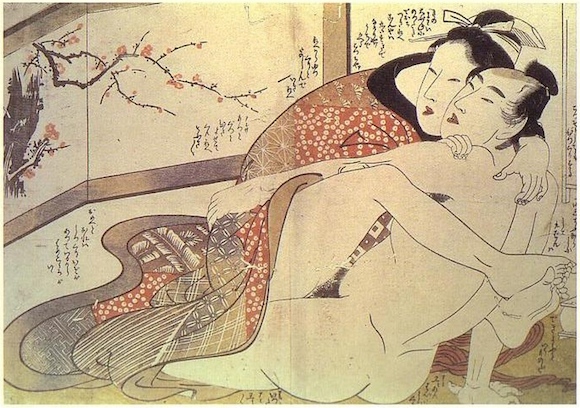 日本浮世绘春宫图十