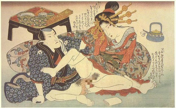 日本浮世绘春宫图十三